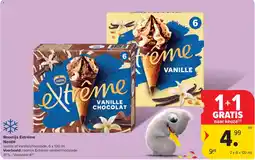Carrefour Market Roomijs Extrême aanbieding