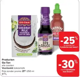 Carrefour Market Go-Tan alle soorten aanbieding