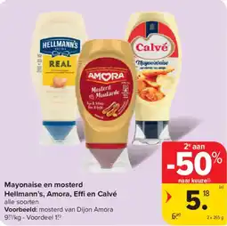 Carrefour Market Mayonaise en mosterd aanbieding