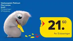 Carrefour Vaatwas pods platinum aanbieding