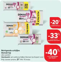 Carrefour Reinigende schijfjes Demak'Up aanbieding