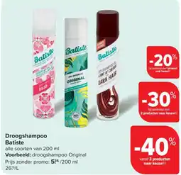 Carrefour Droogshampoo Batiste aanbieding