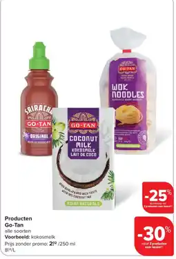 Carrefour Go-Tan alle soorten aanbieding
