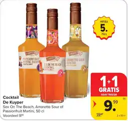 Carrefour Cocktail De Kuyper aanbieding