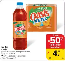 Carrefour Ice Tea Oasis aanbieding
