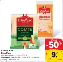 Carrefour Kaas in blok EntreMont aanbieding
