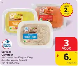 Carrefour Spreads Carrefour aanbieding