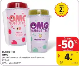 Carrefour Bubble Tea OMG aanbieding