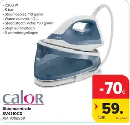 Carrefour Stoomcentrale calor aanbieding