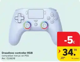 Carrefour Draadloze controller RGB aanbieding