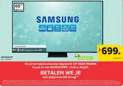 Carrefour Samsung televisietoestel aanbieding