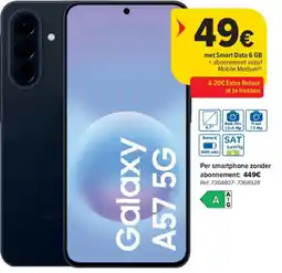 Carrefour Galaxy A57 5G aanbieding