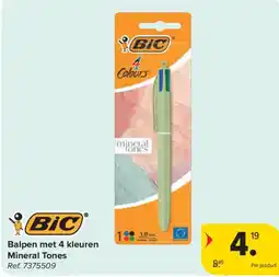 Carrefour Balpen met 4 kleuren aanbieding
