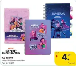 Carrefour A5-schrift aanbieding