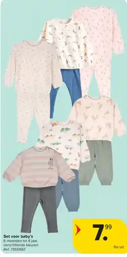 Carrefour Set voor baby's aanbieding
