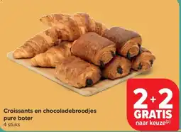 Carrefour Croissants en chocoladebroodjes aanbieding