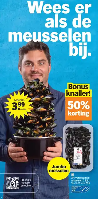 Ah verse jumbo mosselen