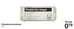 Zeeman Pedal bin bags aanbieding