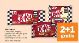 Albert Heijn Alle KitKat aanbieding