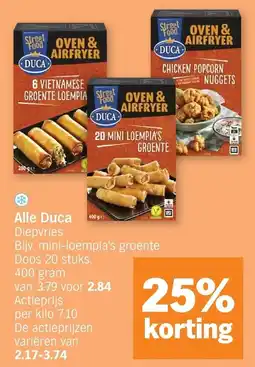 Albert Heijn Alle Duca Diepvries aanbieding