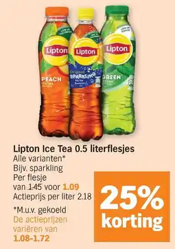 Albert Heijn Lipton ice tea aanbieding