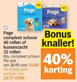 Albert Heijn Page compleet schoon aanbieding