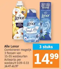 Albert Heijn Alle Lenor aanbieding