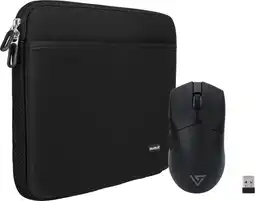 Coolblue BlueBuilt Laptophoes breedte 33 cm 14 inch M Zwart + Vortech Pro Gaming Muis aanbieding