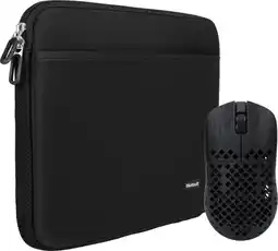 Coolblue BlueBuilt Laptophoes breedte 40 cm 17 inch Zwart + Vortech Prestige Gaming Muis aanbieding
