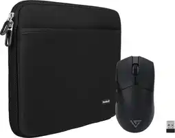 Coolblue BlueBuilt Laptophoes breedte 40 cm 17 inch Zwart + Vortech Pro Gaming Muis aanbieding