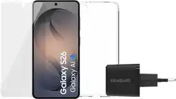 Coolblue Samsung Galaxy S26 256Go Noir 5G + Pack d'Accessoires Complet aanbieding