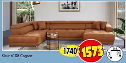 Budget Meubelen Kleur 6108 Cognac aanbieding