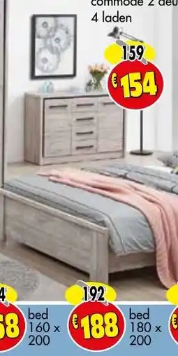Budget Meubelen bed 160 x 200 aanbieding