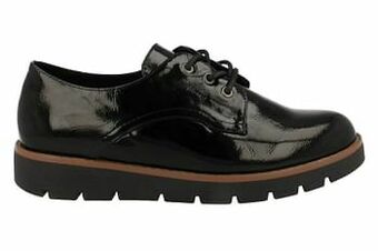 Berca Shoes Claudia Ghizzani Veterschoen Dames Trend Veterschoen - Zwart aanbieding
