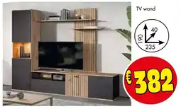 Budget Meubelen TV wand aanbieding