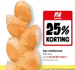 Jumbo Epi stokbrood aanbieding