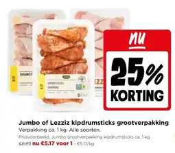 Jumbo Jumbo of Lezziz kipdrumsticks aanbieding