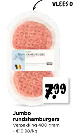 Jumbo Jumbo rundshamburgers aanbieding