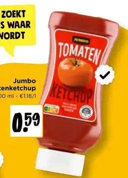 Jumbo Jumbo tomatenketchup aanbieding