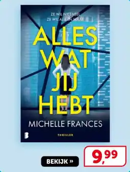 Boekenvoordeel Alles wat jij hebt aanbieding