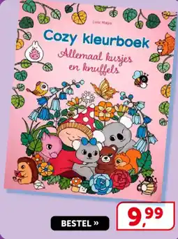Boekenvoordeel Cozy kleurboek aanbieding