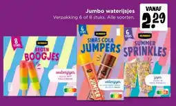 Jumbo Jumbo waterijsjes aanbieding