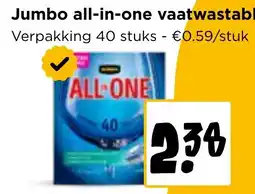 Jumbo Jumbo all-in-one vaatwastable aanbieding