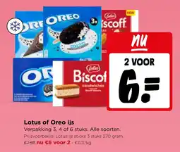 Jumbo Lotus of Oreo ijs aanbieding