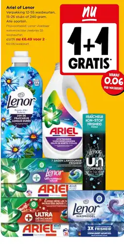 Jumbo Ariel of lenor aanbieding