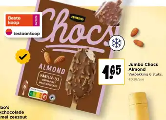Jumbo Jumbo Chocs Almond aanbieding