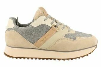 Berca Shoes Gant Sneaker Laag Dames Bevinda - Beige aanbieding