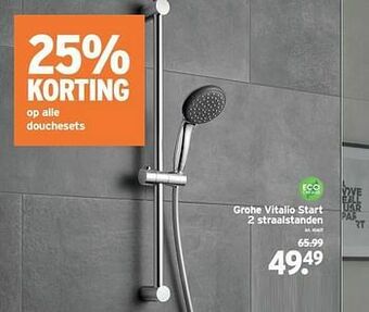 GAMMA Grohe vitalio start 2 straalstanden aanbieding