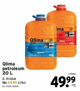 GAMMA Qlima petroleum aanbieding