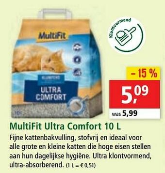 Maxi Zoo Multifit ultra comfort aanbieding